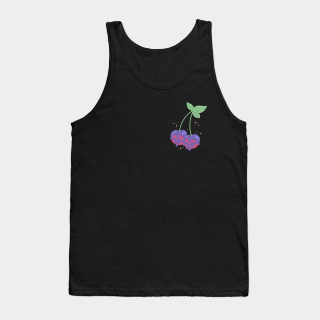 Skull cherries Tank Top by bratcave.studio